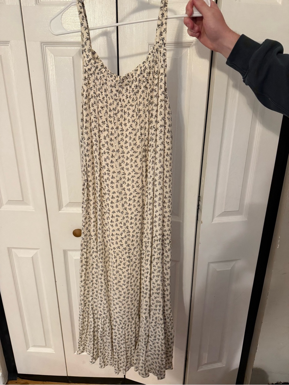 Rails Cream Floral Midi Dress